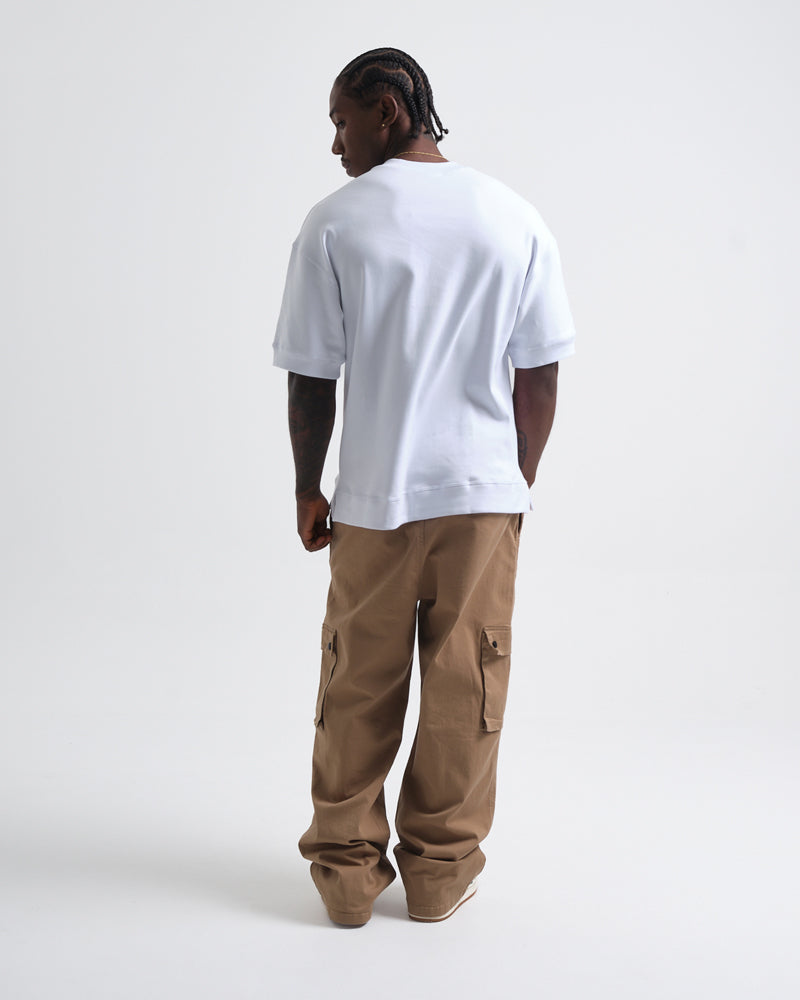Camiseta Básica Oversize Blanca - 300 Gramos