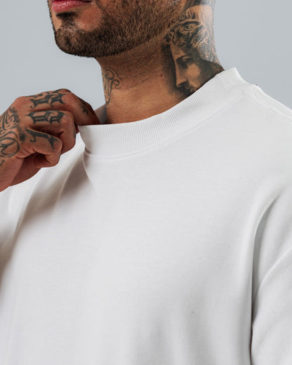 Camiseta Blanca Básica Regular - 300 Grs